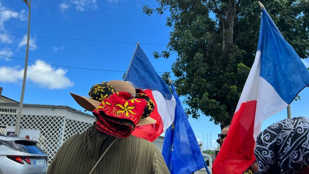 La manifestation du "collectif les Forces Vives de Mayotte" est en cours (video) 7 PHOTO 2024 02 06 10 00 22
