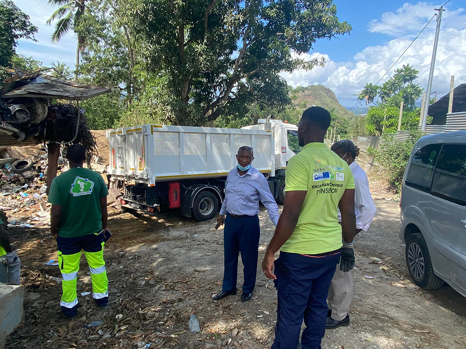 Opération ville propre à Pamandzi et cela se voit