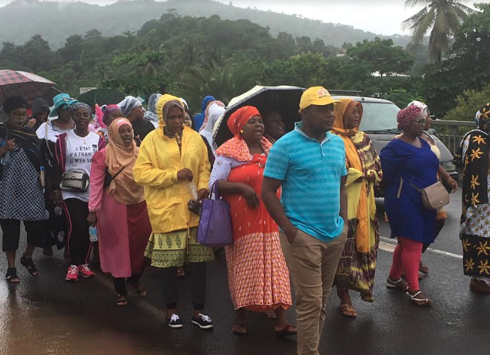 Les habitants de Passamainty dans la rue pour dénoncer les violences