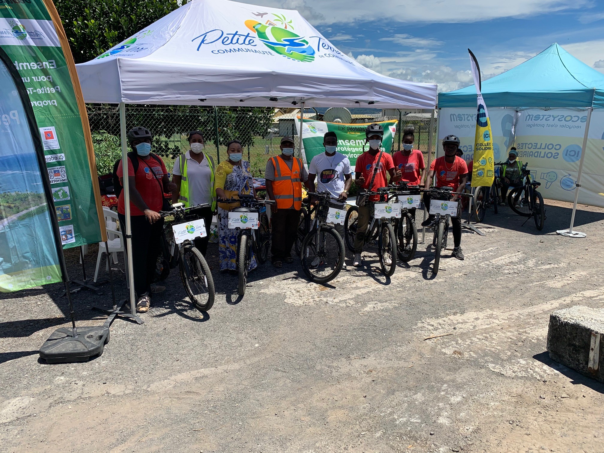 15 vélos électriques pour les agents de la Communauté de Communes de Petite Terre