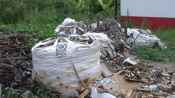 6 tonnes de piles abandonnées