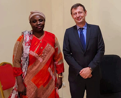 Thierry Suquet rencontre la députée Ramlati Ali