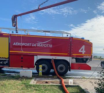 La Section Syndicale des Sapeurs Pompiers de L’aéroport de Mayotte se remet en colère
