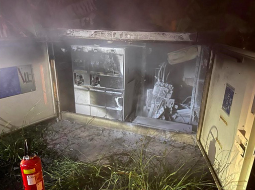 Un nouveau poste électrique incendié provoque de nouvelles coupures EDM dans le Sud