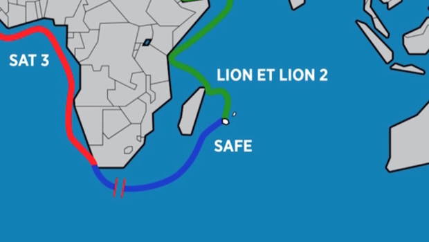 Incident sur le câble sous-marin Safe