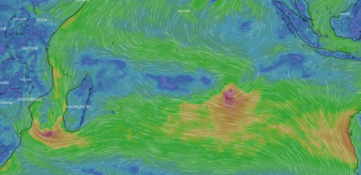 Faraji, ce nouveau cyclone tropical intense dans l’Océan Indien