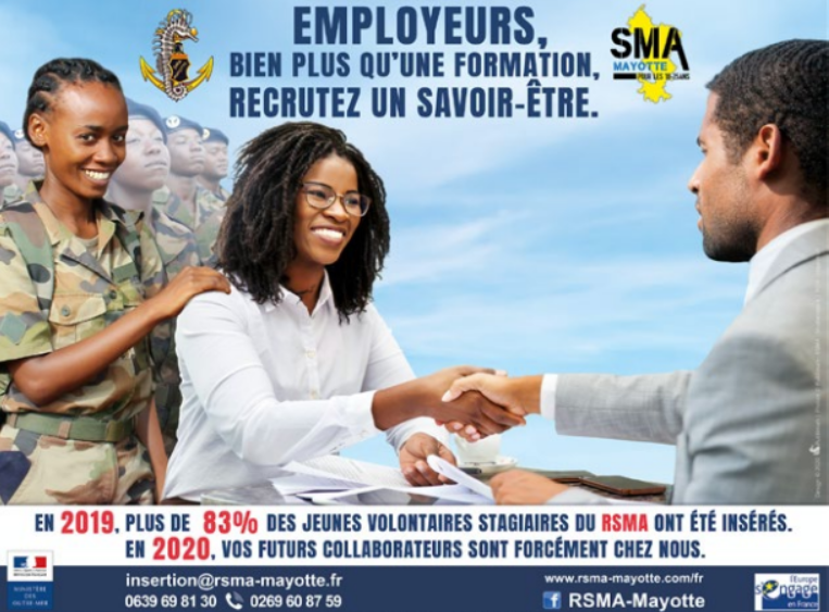 Le service militaire adapté fête ses 60 ans, et ses 33 ans à Mayotte