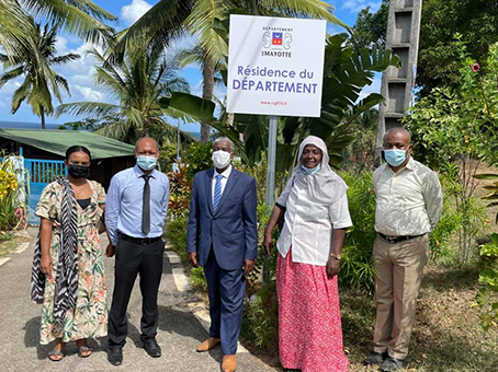 Une visite de terrain pour le président du département