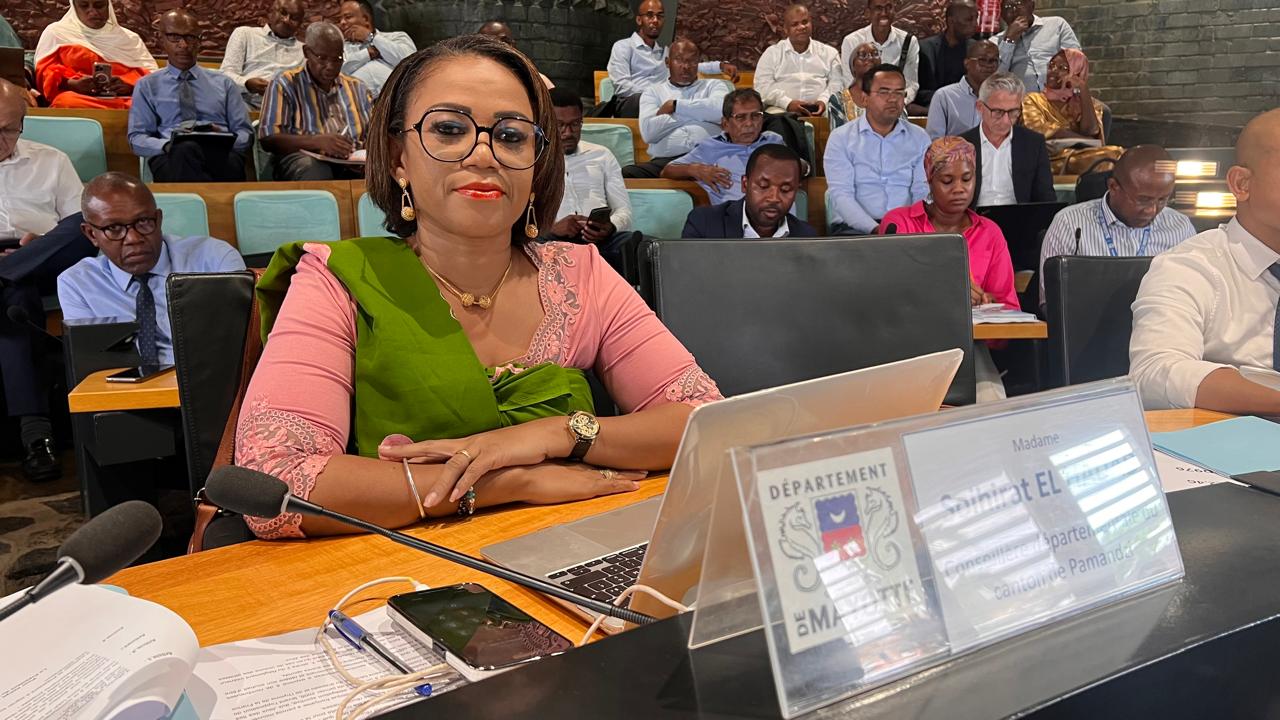 Soihirat El Hadad plaide pour que les Mahorais puissent chanter la Marseillaise et porter le drapeau de la France aux Jeux des îles