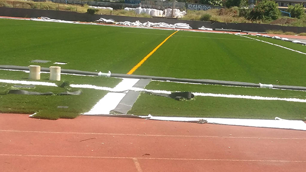 Le terrain synthétique de Cavani ouvert dans 2 mois