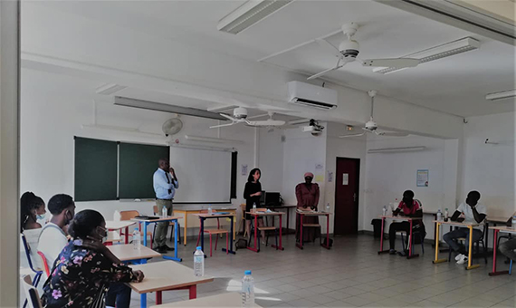 La stagiaire de l’ENA à la rencontre des lycéens de Sada