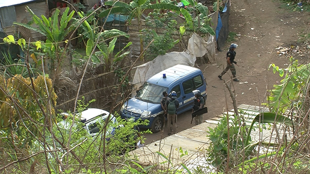 Opération police gendarmerie à Tanafou