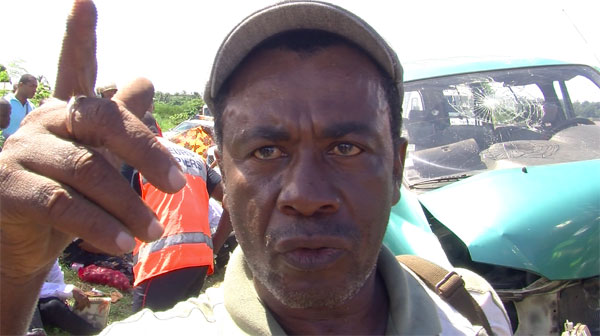 Accident suite (3) : un témoin raconte (vidéo)