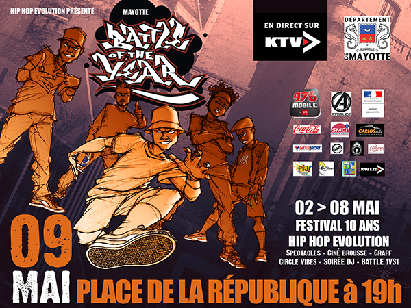 Qui représentera Mayotte à Battle of the year France ?