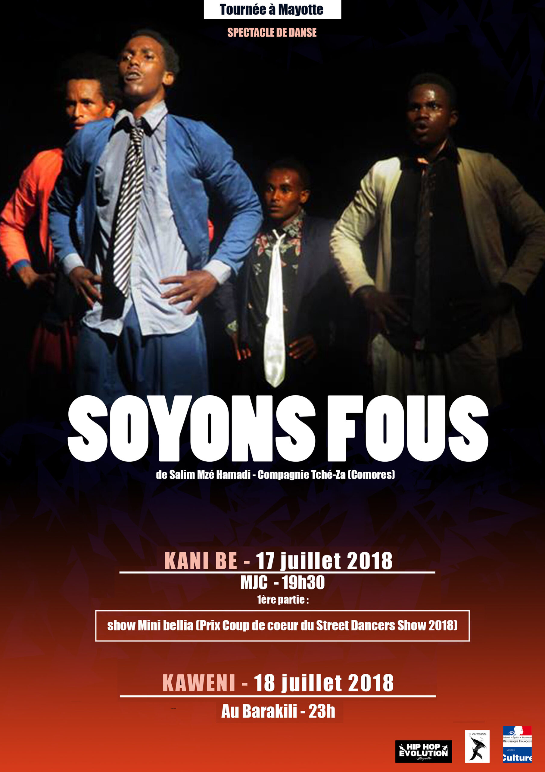 Danse : fin de tournée pour le spectacle “Soyons Fous” à Mayotte