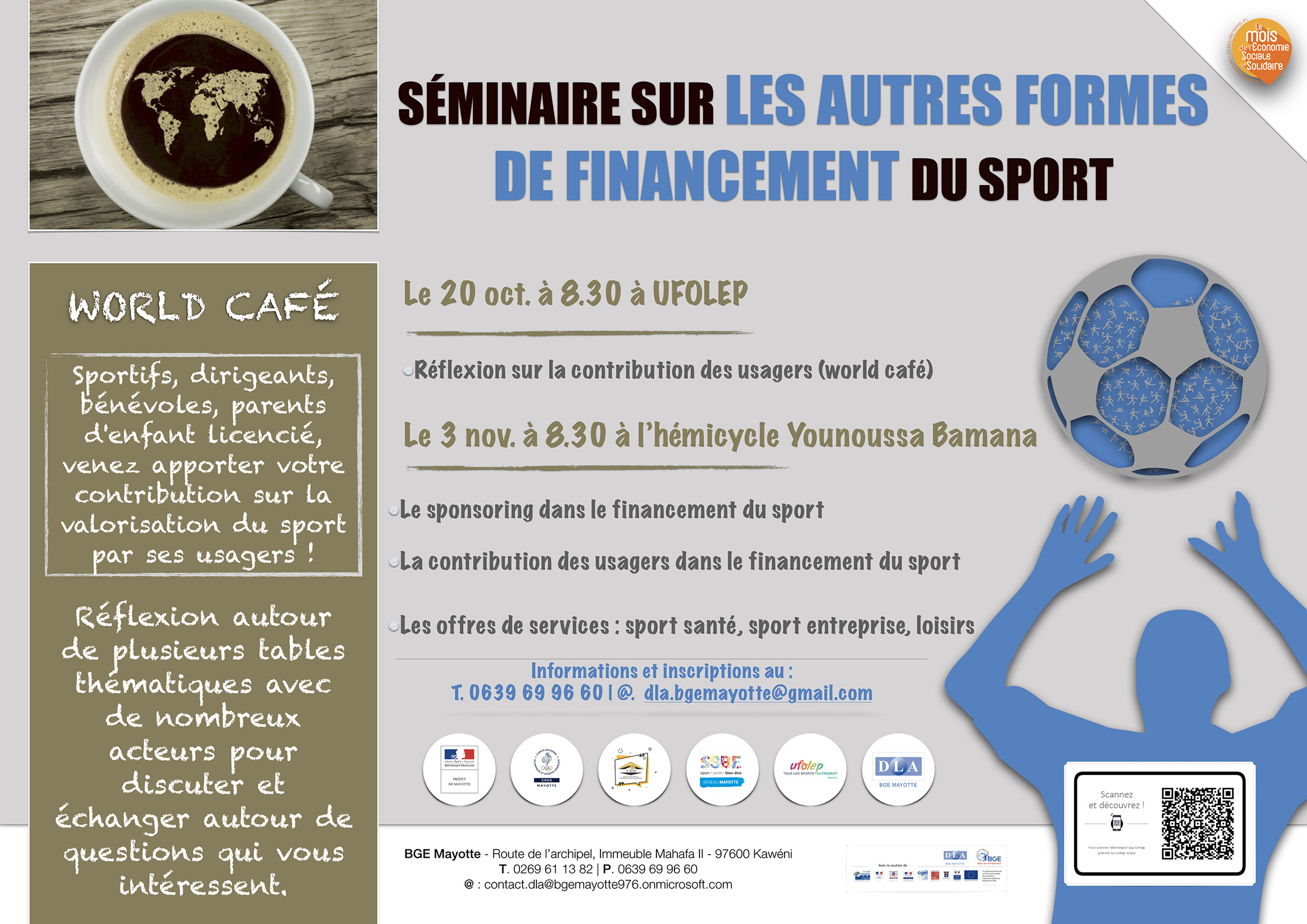 Atelier réflexion sur la contribution des usagers dans le financement du sport à Mayotte