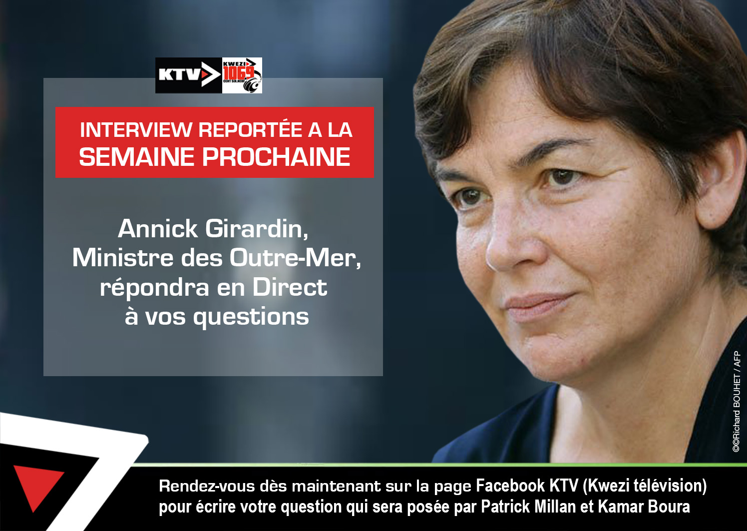 L interview avec Annick Girardin est reportée