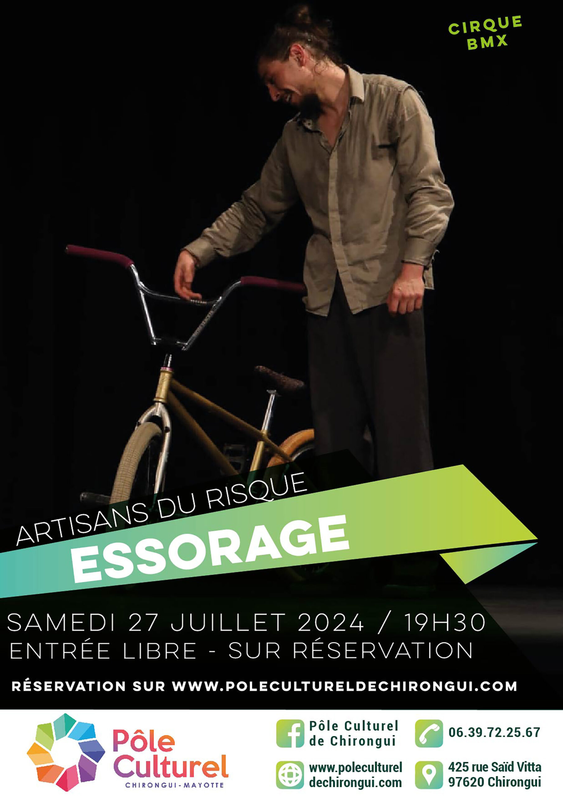 Pôle culturel de Chirongui : clôture de l’été culturel avec le spectacle “Essorage”