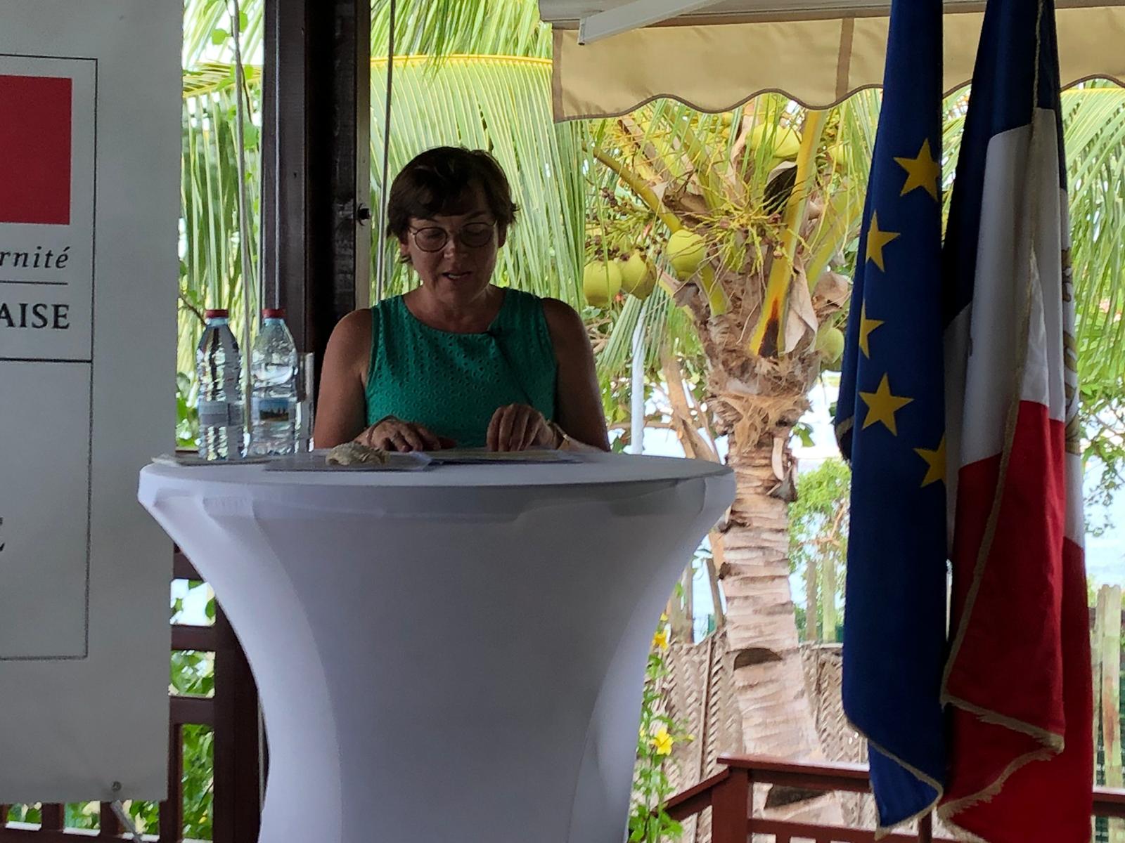 La Ministre des Outre Mer s’exprime après sa visite au RSMA