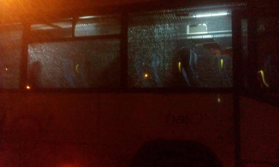 Caillassage d’un bus scolaire hier soir à Trevani