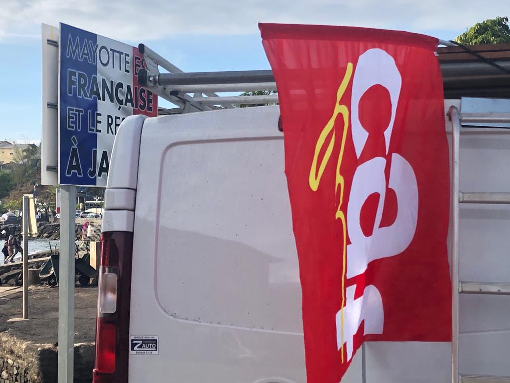 La manifestation de ce matin se met en place