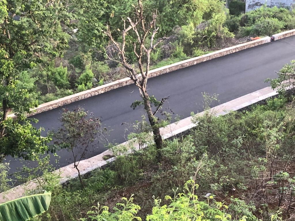 Mamoudzou : la route de la rampe SOGEA a été refaite cette nuit