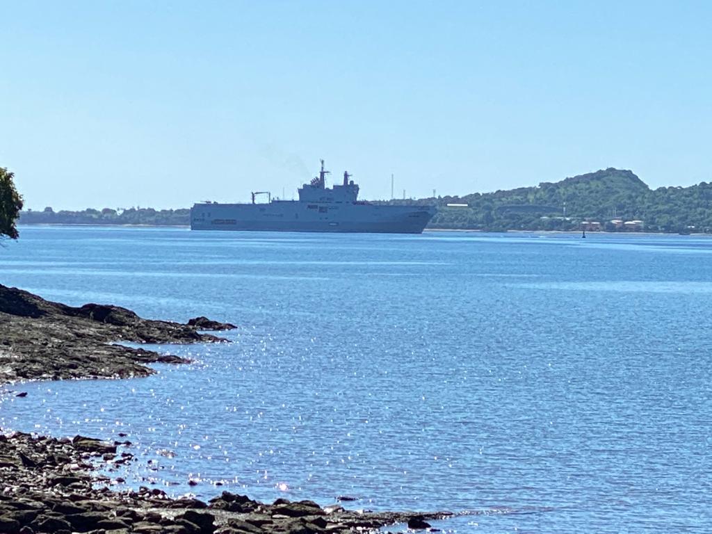 Le Mistral quant à lui est en train d’arriver à Mayotte