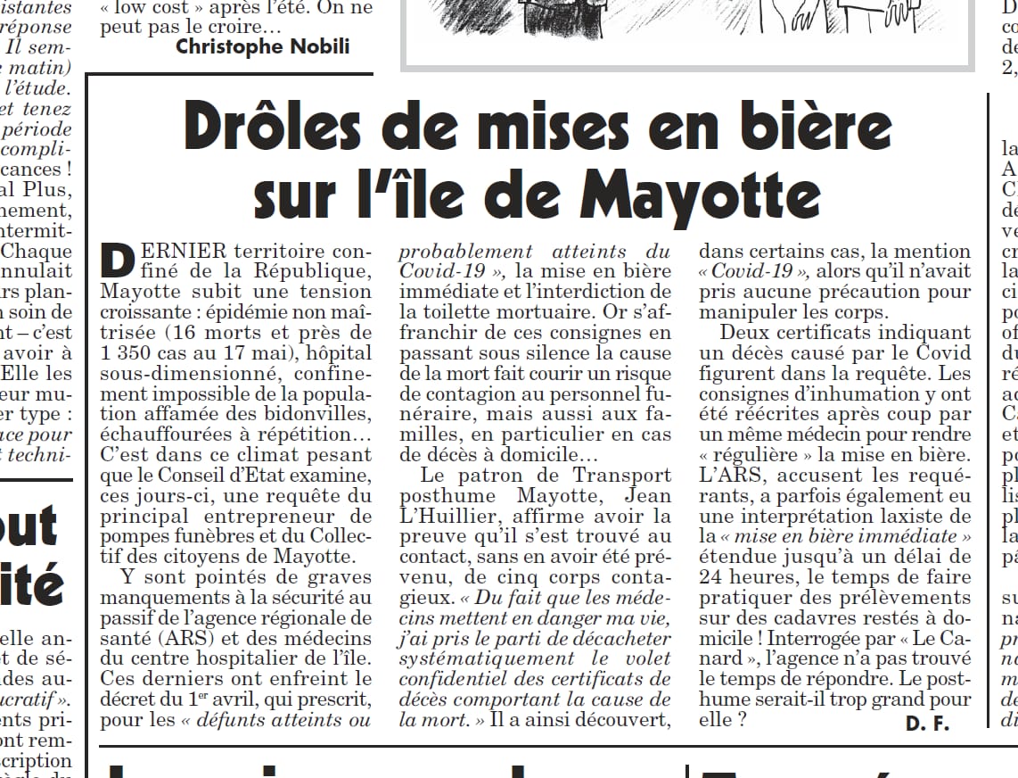 Le Collectif des Citoyens de Mayotte dépose une seconde plainte