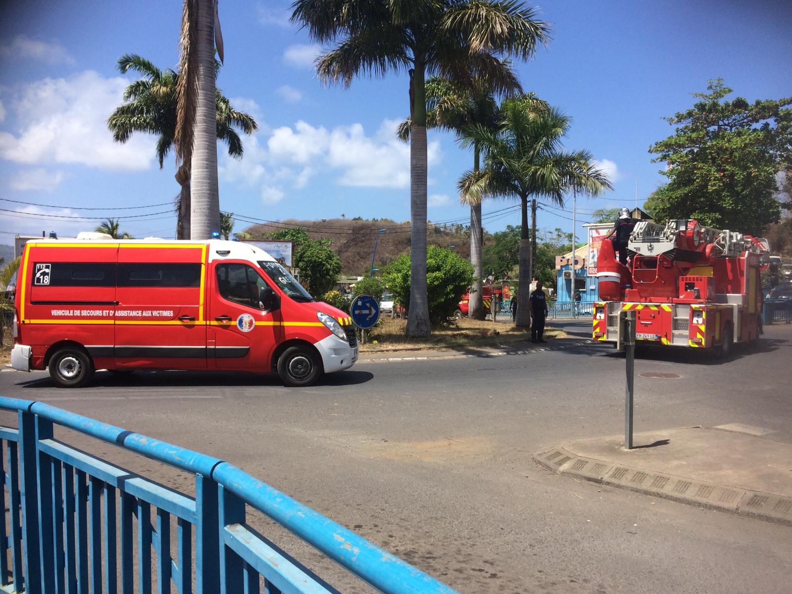 Les pompiers déclenchaient une nouvelle action coup de poing hier à Mamoudzou