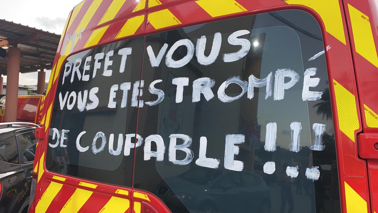 La manifestation des pompiers en grève se prépare à l’appel du syndicat SNSPP-PATS