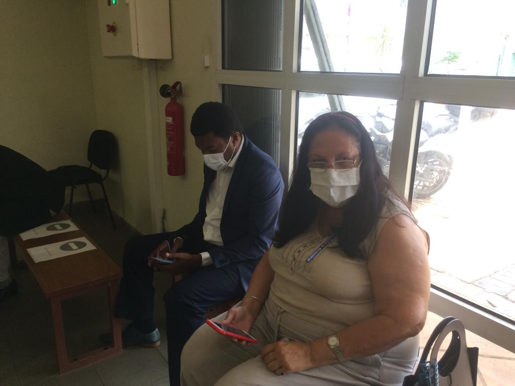 Ida Nel et Jacques Martial Henry relaxés ce matin