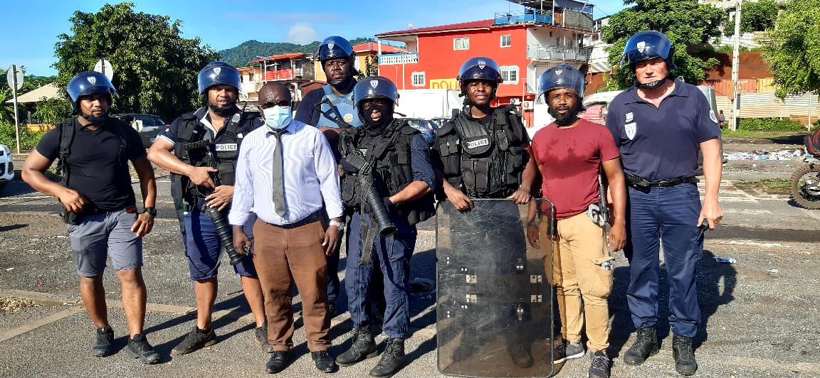 Le premier adjoint au maire de Mamoudzou soutient la police sur le terrain