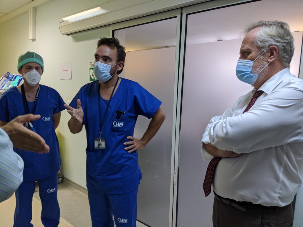 Le préfet reconnaissant envers les soignants et le soutien militaire