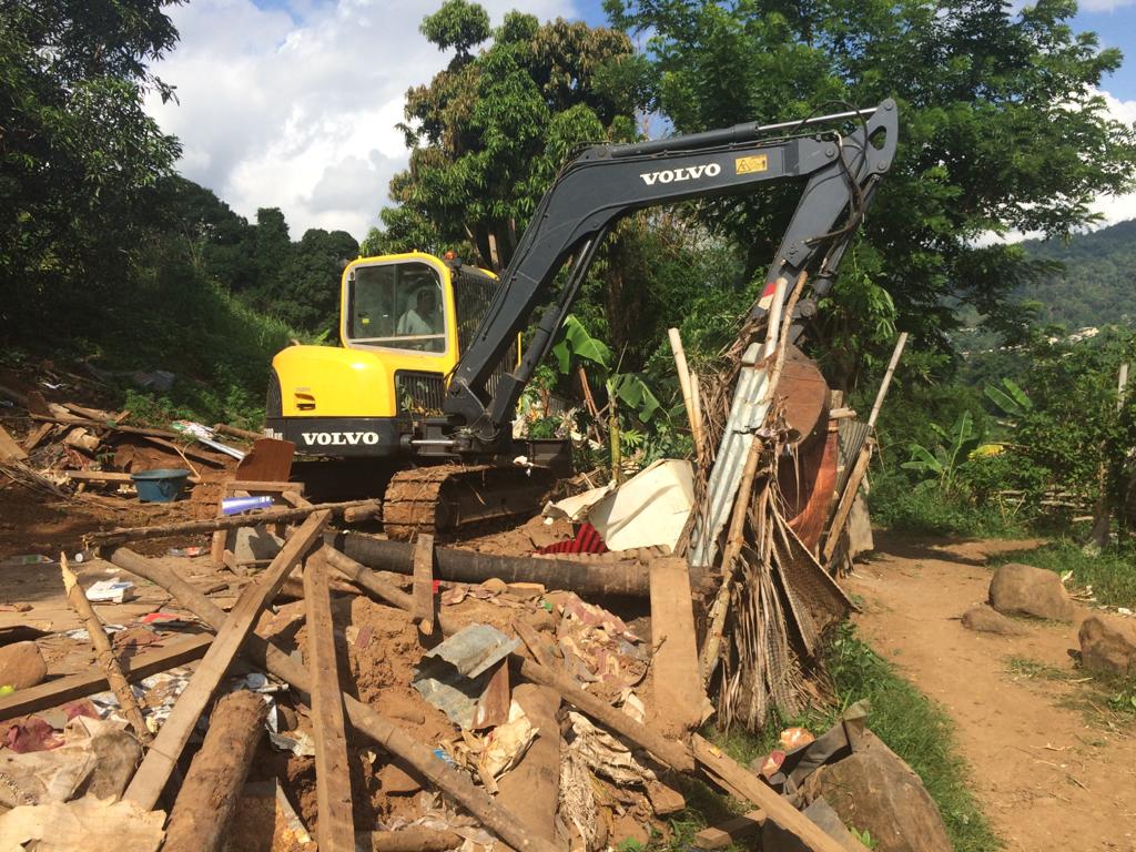 120 cases en tôle détruites en février 2021 à Dzoumogné