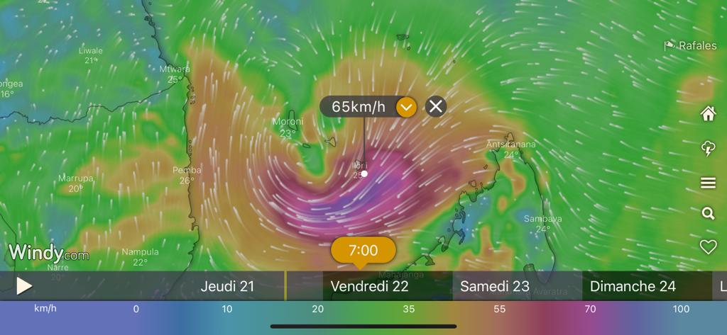 ALERTE MÉTÉO : Mayotte passe en vigilance orange « Fortes pluies/ orages »