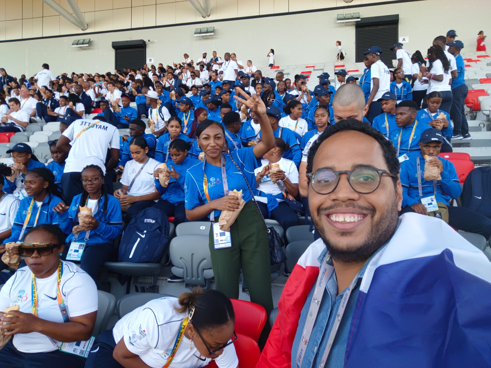 Jeux des jeunes des Iles : l’ambiance mahoraise est bien présente (vidéo)