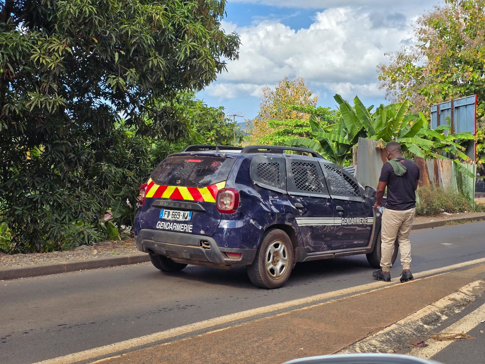Opération de gendarmerie à Bandrélé