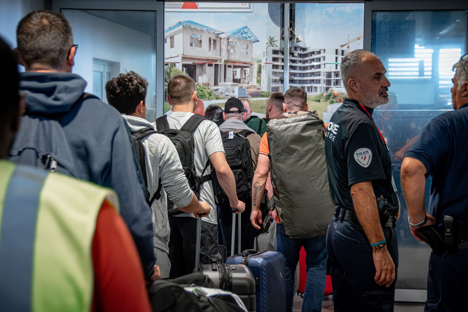 Renforts policiers après le cyclone Chido