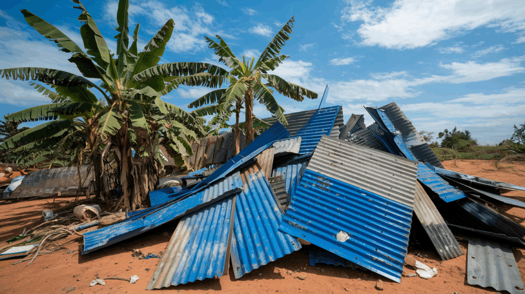 a photo of a pile of blue and gray corru oJ4XqxArTVSM6FK6FyGEpg jwPUzqTUTouNL b 78BjeQ