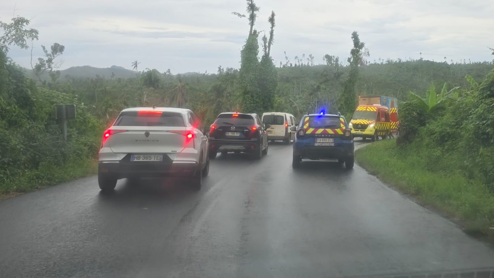 Accident de la route à Soulou : un blessé évacué par les pompiers