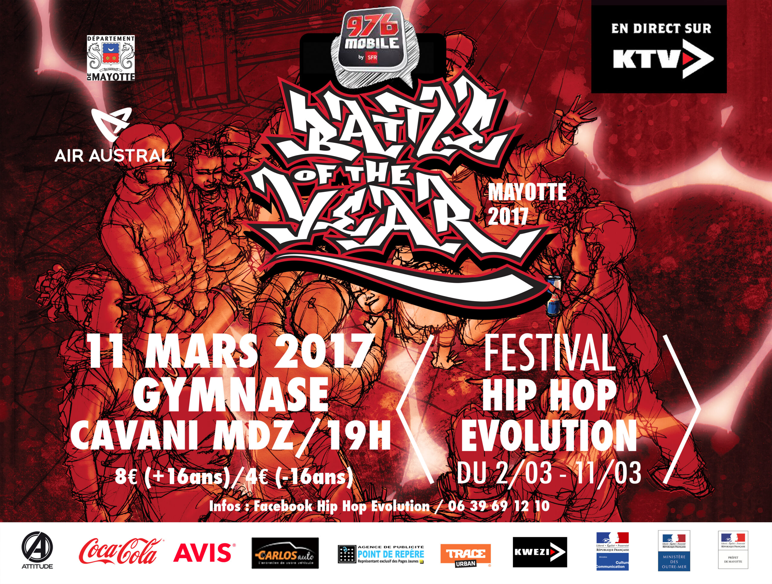 7ème édition Battle of the year Mayotte ce soir