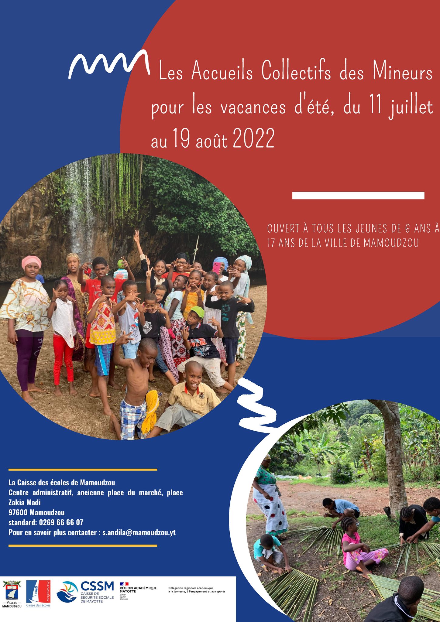 Mamoudzou : ouverture des inscriptions pour les Accueils de Loisirs Sans Hébergement