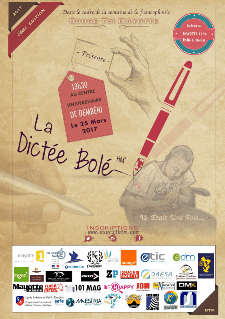 affiche dictee bole 2017 1
