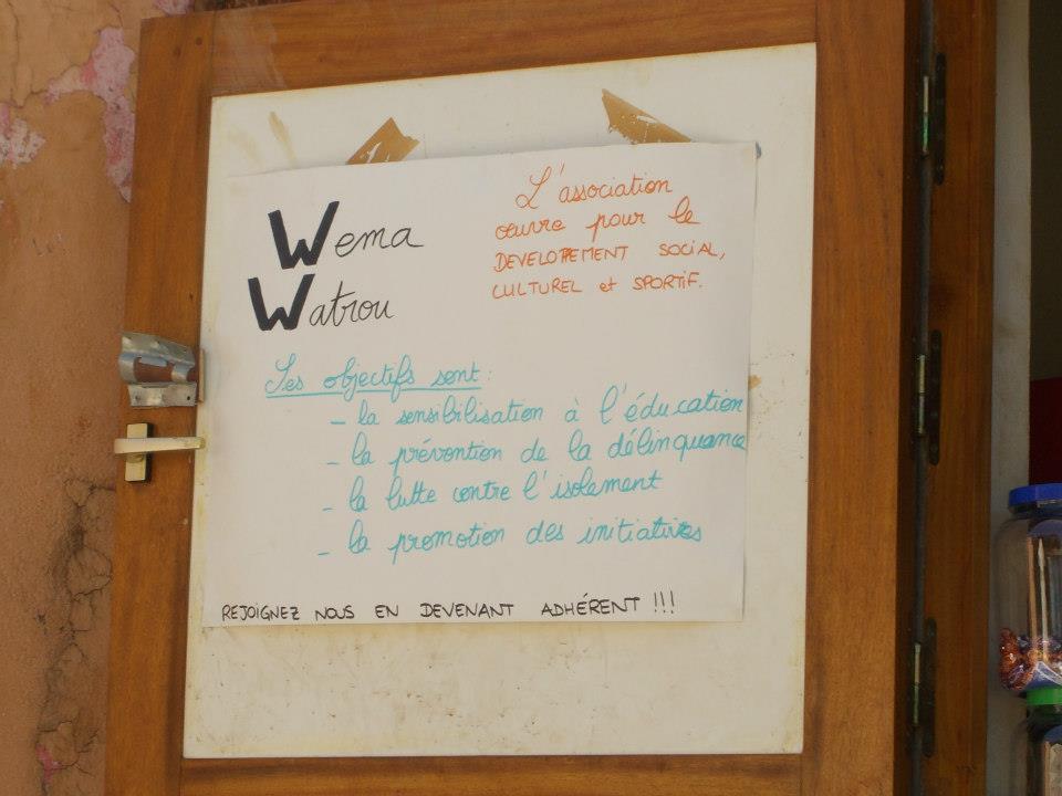 L’association WEMA WATROU recrute