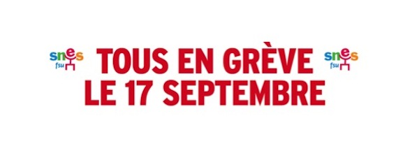 Grève nationale intersyndicale des enseignants