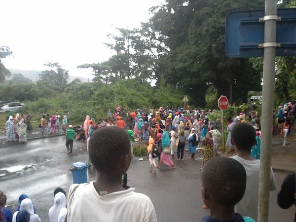 Des parents d’élèves de Vahibé à Passamainty