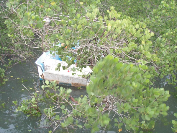 Le bateau volé Cap’tain Alandor retrouvé sans ses moteurs