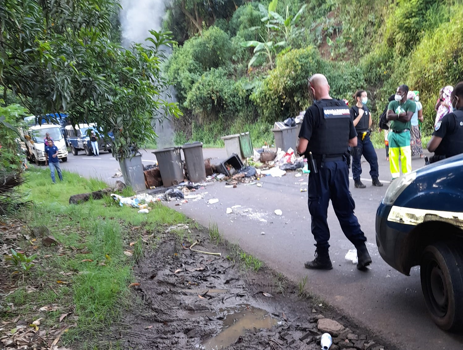Bouyouni : les habitants avaient dressé un barrage après un accident de voiture