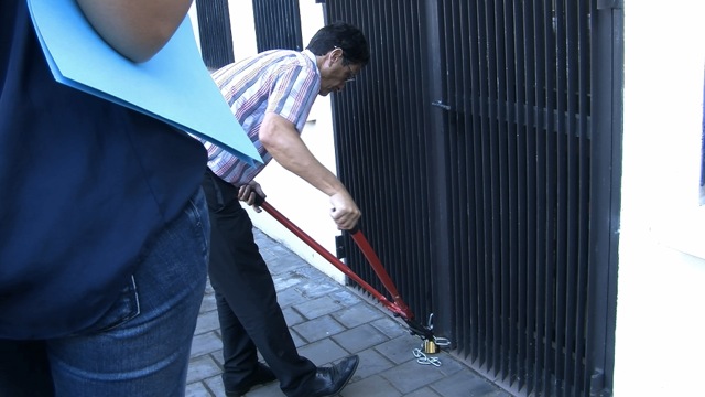 La BFC totalement bloquée (Vidéo et Photos)