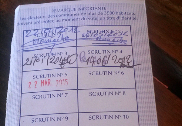 Canton Mamoudzou 1 : point sur les votants